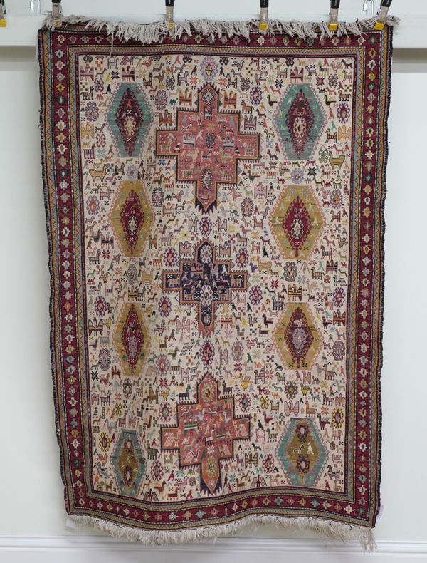 A SOUMAK FLATWEAVE, CAUCASIAN