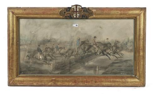 A VICTORIAN RECTANGULAR FRAME