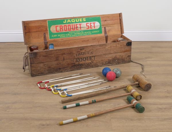 A JACQUES, LONDON CROQUET SET