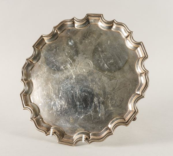 A SILVER SALVER