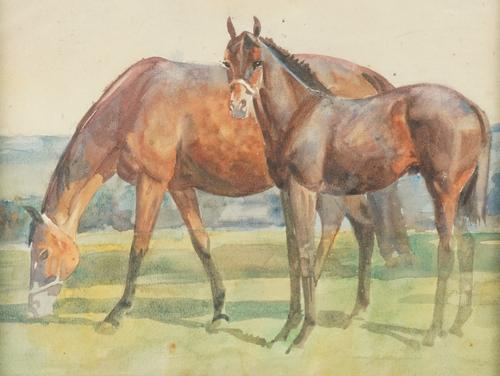 ATTRIBUTED TO MARJORIE MAY MACBETH-RAEBURN (BRITISH, 1902-1988) (2)