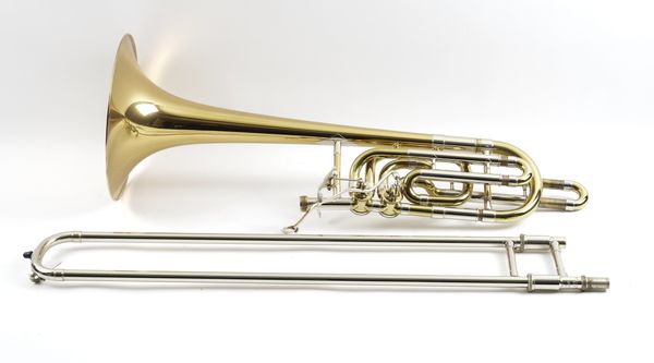 A BACH STRADIVARIUS MODEL 50BLG TROMBONE