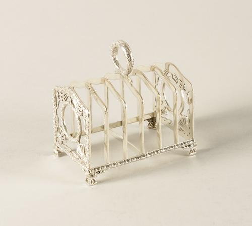 A FRENCH SEVEN BAR TOASTRACK