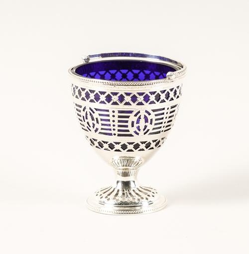 A GEORGE III SILVER CREAM PAIL