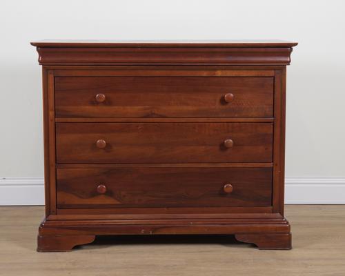 WILLIS & GAMBIER; A MODERN FRENCH THREE DRAWER CHEST