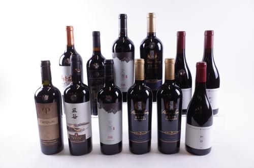 12 BOTTLES CHINESE RED WINE