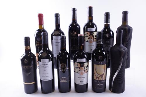 12 BOTTLES CHINESE RED WINE