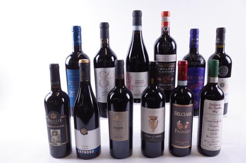 12 BOTTLES ITALIAN RED WINE