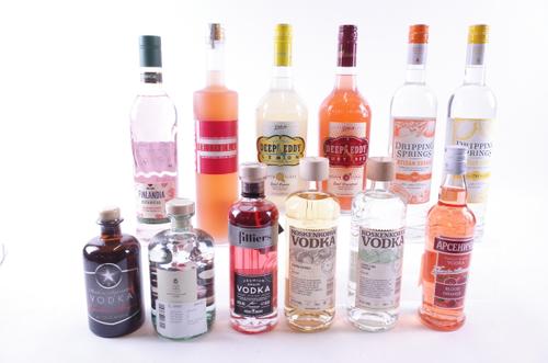 12 BOTTLES FLAVOURED VODKA