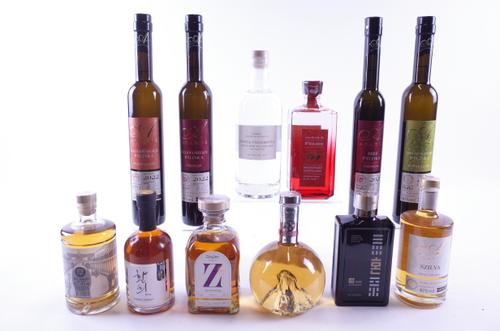 12 BOTTLES FRUIT SPIRITS
