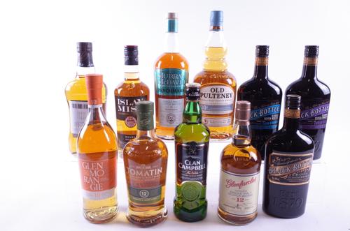 11 BOTTLES WHISKY