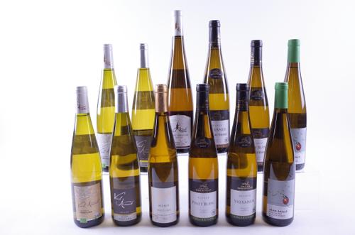 12 BOTTLES ALSATIAN WHITE WINE