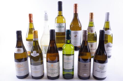 12 BOTTLES FRENCH WHITE WINE