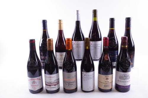 12 BOTTLES FRENCH RED WINE