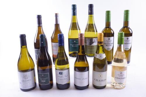 12 BOTTLES FRENCH WHITE WINE