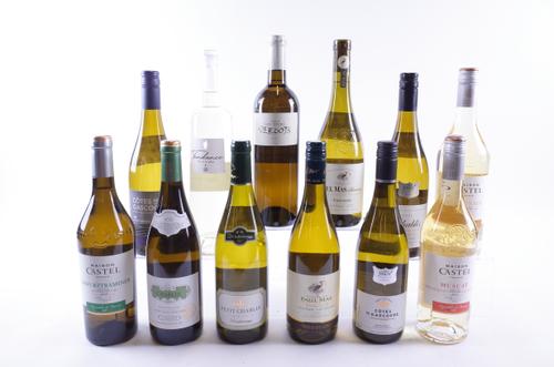 12 BOTTLES FRENCH WHITE WINE