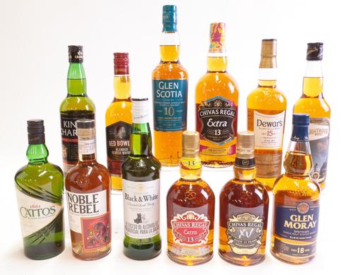 12 BOTTLES SCOTCH WHISKY