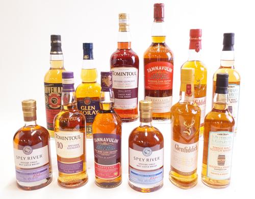12 BOTTLES SINGLE MALT SCOTCH WHISKY