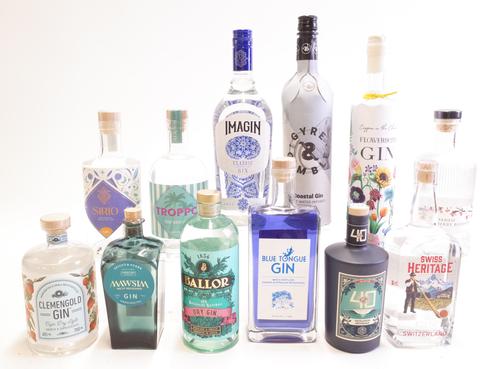12 BOTTLES GIN