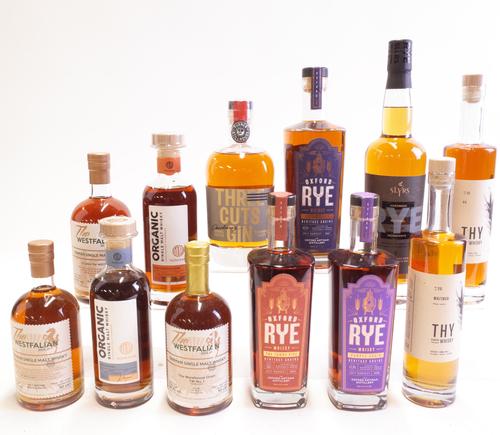 11 BOTTLES WHISKY AND 1 GIN