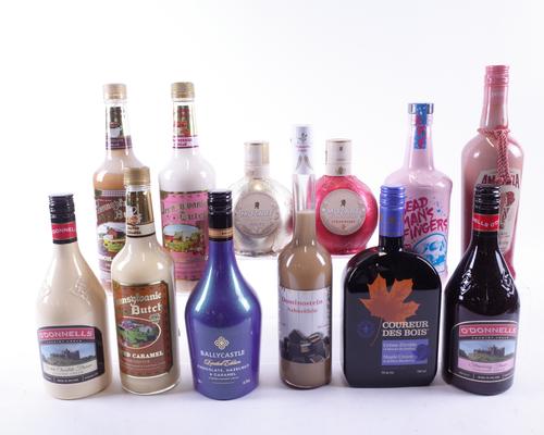 12 BOTTLES CREAM LIQUEURS