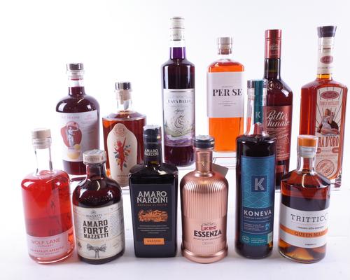 12 BOTTLES BITTERS AND APERATIFS