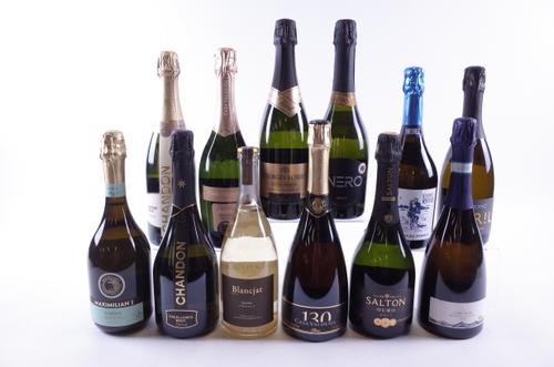 12 BOTTLES BRAZILIAN AND ITALIAN SPARKLING WINE