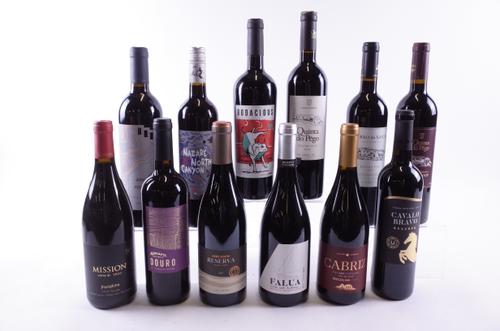 11 BOTTLES PORTUGUESE AND 1 NEW ZEALAND RED WINE