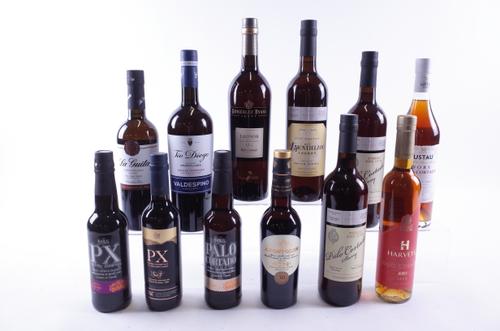 12 BOTTLES SHERRY