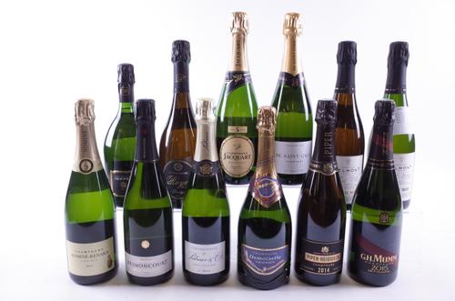 12 BOTTLES CHAMPAGNE