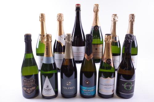 12 BOTTLES ENGLISH SPARKLING WINE