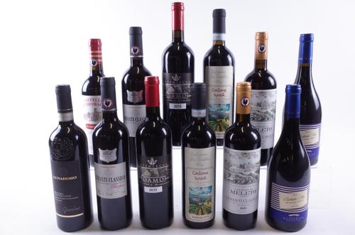 12 BOTTLES ITALIAN RED WINE