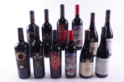 12 BOTTLES ITALIAN RED WINE