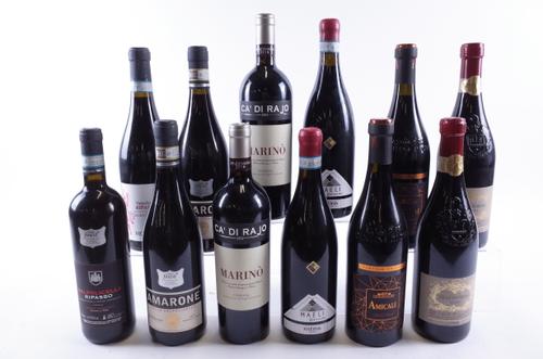 12 BOTTLES ITALIAN RED WINE