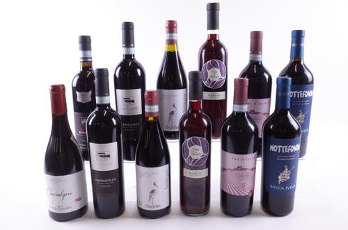 12 BOTTLES ITALIAN RED WINE