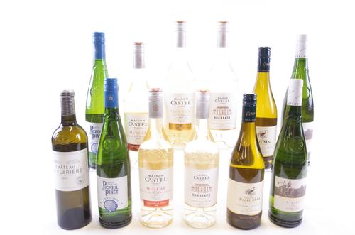 12 BOTTLES FRENCH WHITE WINE