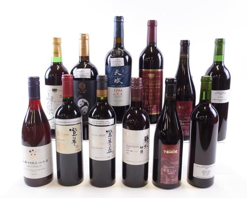 12 BOTTLES CHINESE AND JAPANESE RED WINE