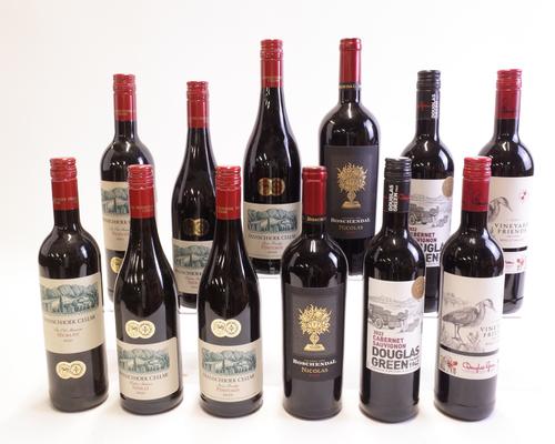 12 BOTTLES SOUTH AFRICAN RED WINE