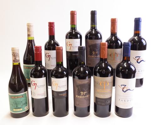 12 BOTTLES CHILEAN RED WINE