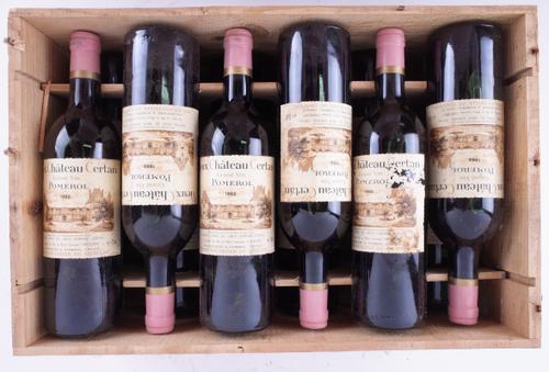 TWELVE BOTTLES OWC VIEUX CHÂTEAU CERTAN, POMEROL 1982