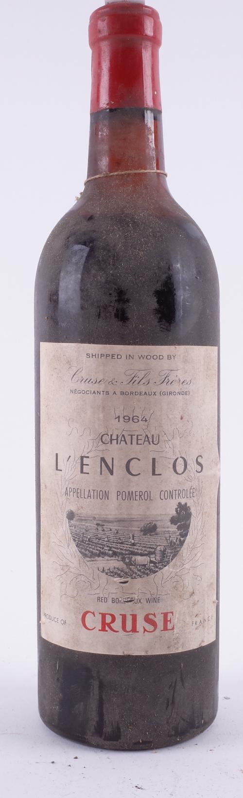 ONE BOTTLE CHÂTEAU L'ENCLOS, POMEROL 1964