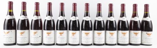 TWELVE BOTTLES BOURGOGNE ROUGE, DOMAINE GROS-FRÈRE ET SOEUR