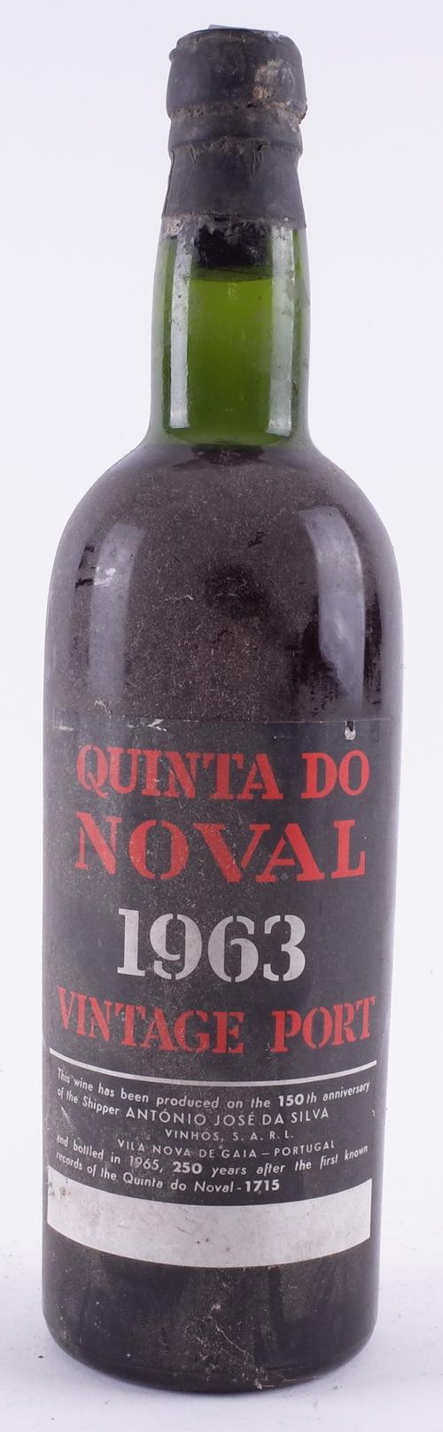 ONE BOTTLE QUINTA DO NOVAL 1963 VINTAGE PORT
