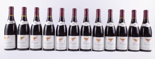 TWELVE BOTTLES BOURGOGNE ROUGE, DOMAINE GROS-FRÈRE ET SOEUR, 1996