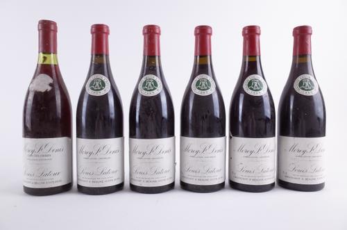 SIX BOTTLES OF RED BURGUNDY