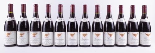 TWELVE BOTTLES BOURGOGNE ROUGE, DOMAINE GROS-FRÈRE ET SOEUR, 1996