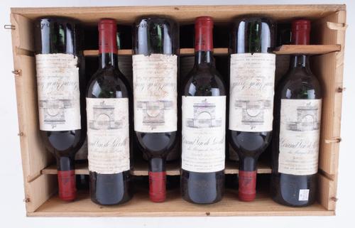 TWELVE BOTTLES OF OWC CHÂTEAU LÉOVILLE-LAS CASES, 2ÈME CRU CLASSÉ, ST JULIEN, CB 1983 (12)
