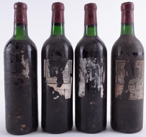 FOUR BOTTLES OF RED BORDEAUX