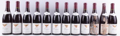 TWELVE BOTTLES BOURGOGNE ROUGE, DOMAINE GROS-FRÈRE ET SOEUR, 1995