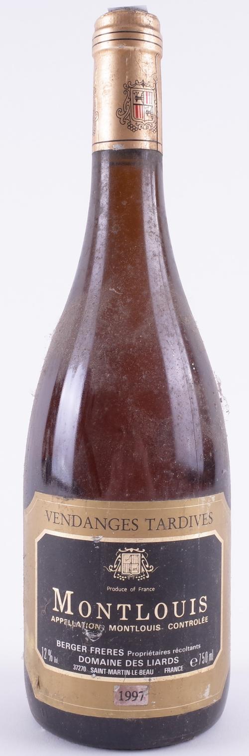 ONE BOTTLE OF MONTLOUIS, VENDANGES TARDIVES, DOMAINE DES LIARDS, BERGER FRÈRES 1997